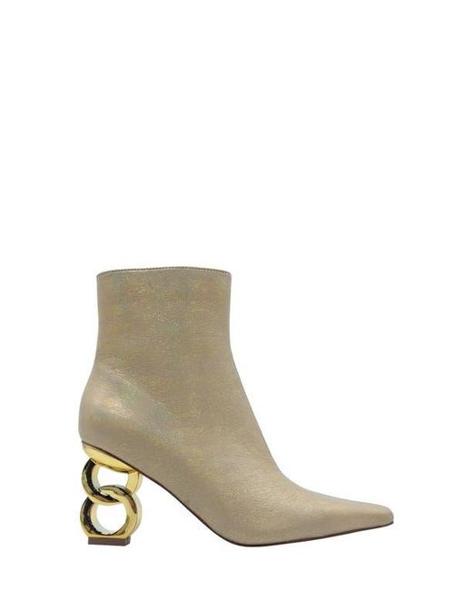 Ninety Union White Roxy Pebbled Ankle Boot