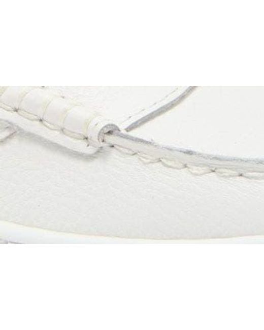 Cole Haan White Nantucket Penny Loafer