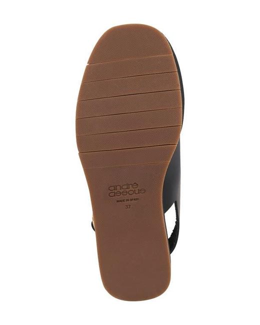 Andre Assous Black Pepper Slingback Sandal
