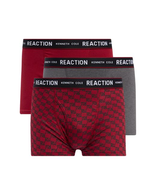 Kenneth Cole Red 3-pack Boxer Briefs for men