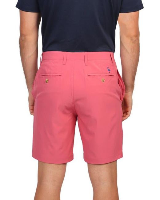 Tailorbyrd Pink Solid Performance Shorts for men