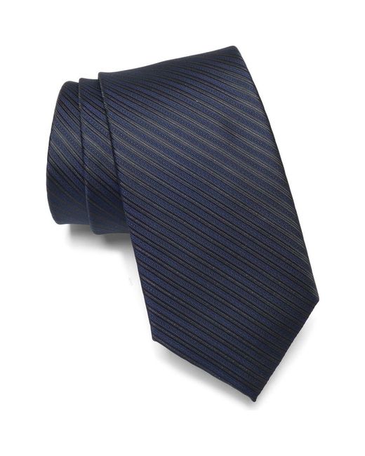 Calvin Klein Blue Striped Tie for men