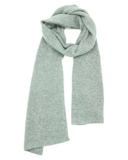 Portolano Green Solid Cashmere Scarf