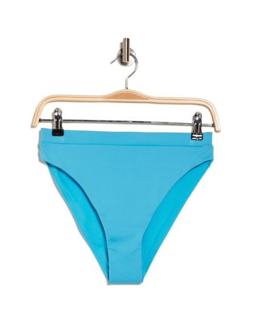 Nike Blue High Waist Bikini Bottoms