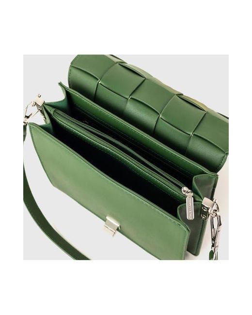 Urban Originals Green Loved Woven Crossbody Bag