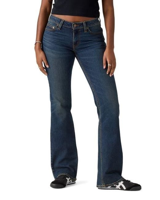 Levi's Blue Superlow Bootcut Jeans