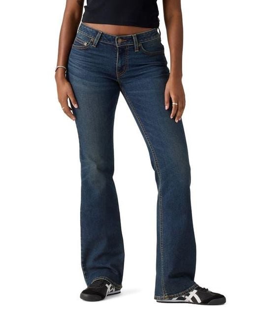 Levi's Blue Superlow Bootcut Jeans