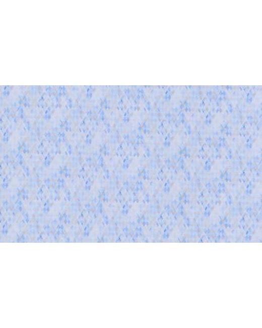 Bugatchi Blue Ooohcotton Printed Polo for men