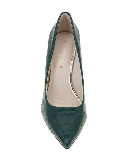 Kenneth Cole Green Riley Pointed Toe Pump