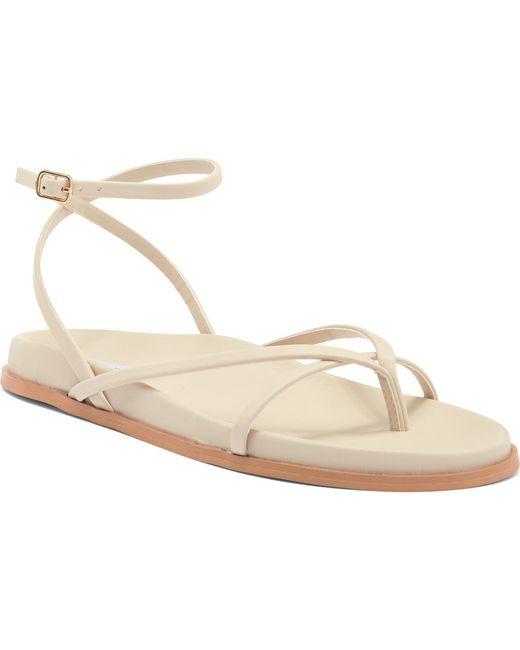 Steve Madden White Lennee Sandal