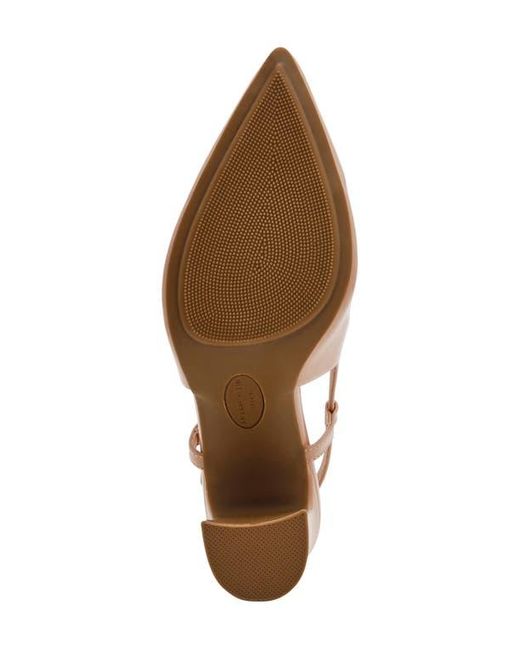 Anne Klein Natural Blinda Pointed Toe Slingback Pump