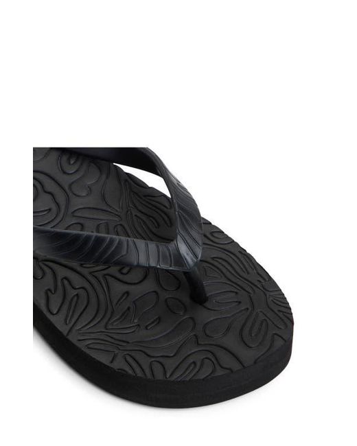 Roxy Black Beach Up Platform Flip Flop