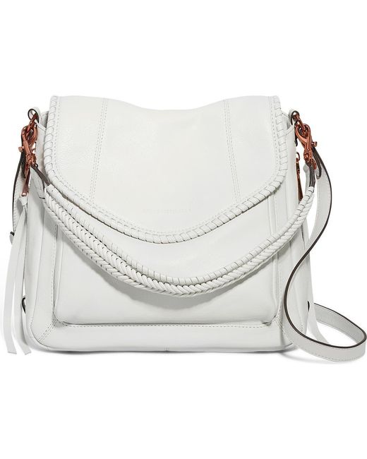Aimee Kestenberg White All For Love Convertible Leather Shoulder Bag