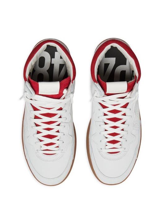 P448 White Vert High Top Sneaker for men