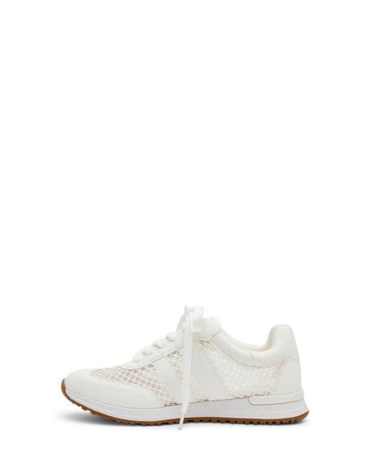 Dolce Vita White Jinja Mesh Sneaker