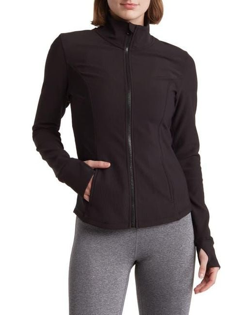 90 Degrees Black Altitude Full Zip Performance Jacket