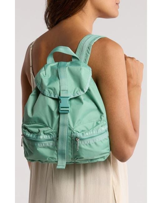 LeSportsac Green Small Voyager Backpack