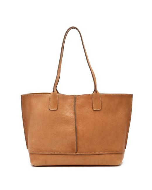 Frye Natural Lucy Leather Tote Bag