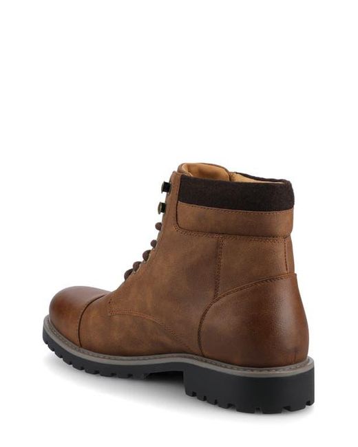 Vance Co. Brown Yukkon Lace-Up Boot for men