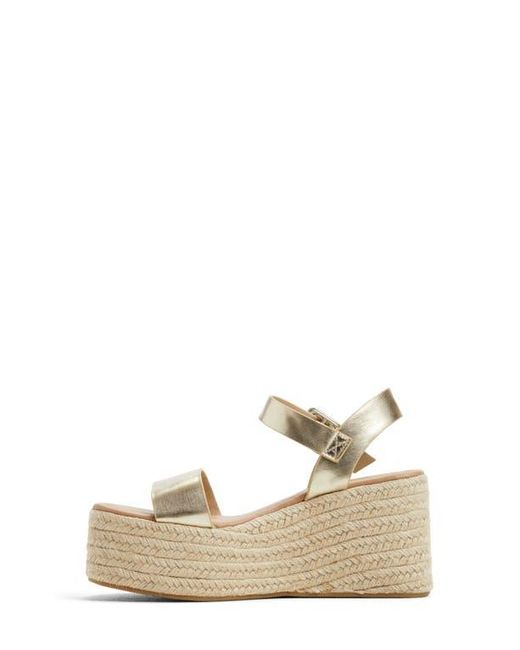 Call It Spring By Aldo Metallic Memphis Espadrille Platform Sandal