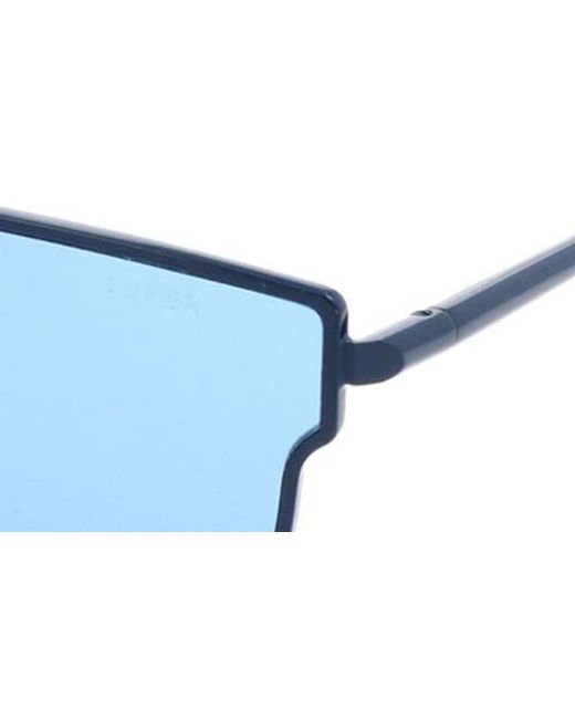 Retrosuperfuture Blue 52Mm Square Sunglasses