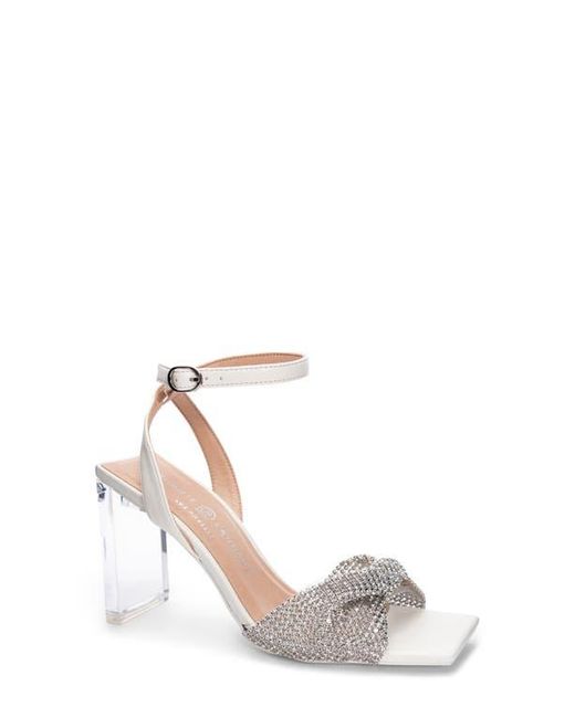Chinese Laundry White Galda Ankle Strap Sandal