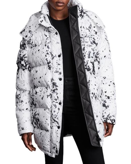 AllSaints Black Pember Puffer Jacket