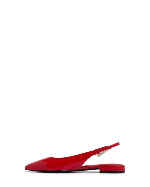 ALDO Red Kristell Pointed Toe Slingback Flat