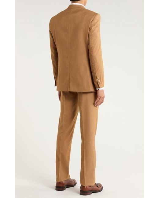 ZEGARIE Natural Mélange 3-Piece Suit for men