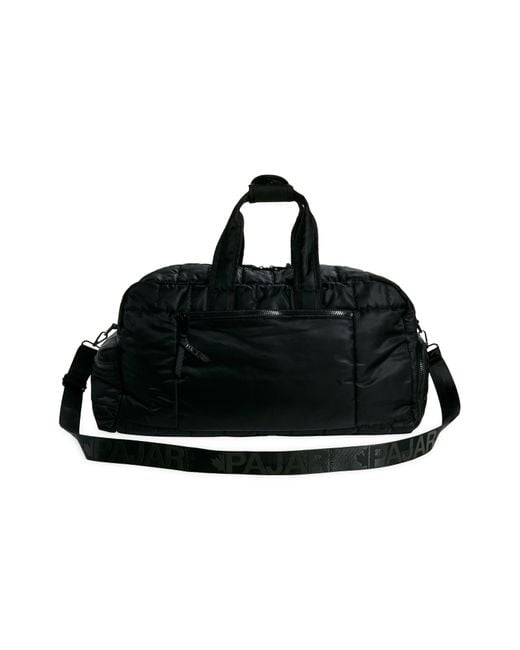 Pajar Black Twill Duffle Bag for men