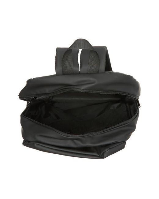 Duchamp Black Diagonal Zip Backpack for men