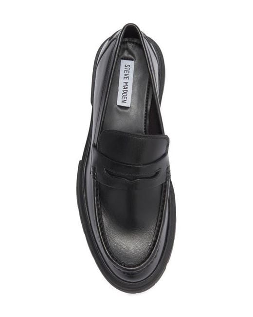 Steve Madden Black Zante Loafer for men
