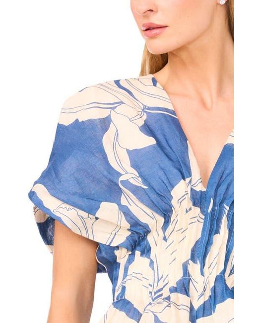 Parker Blue The Halle V-Neck Cinch Waist Top