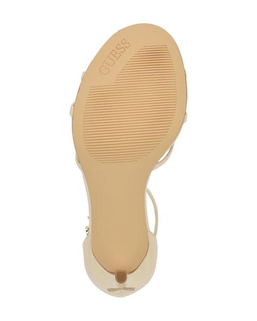 Guess Metallic Spring Ankle Strap Sandal