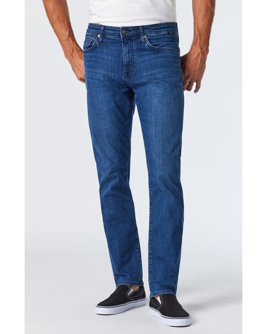 Mavi Blue Zach Straight Leg Jeans for men