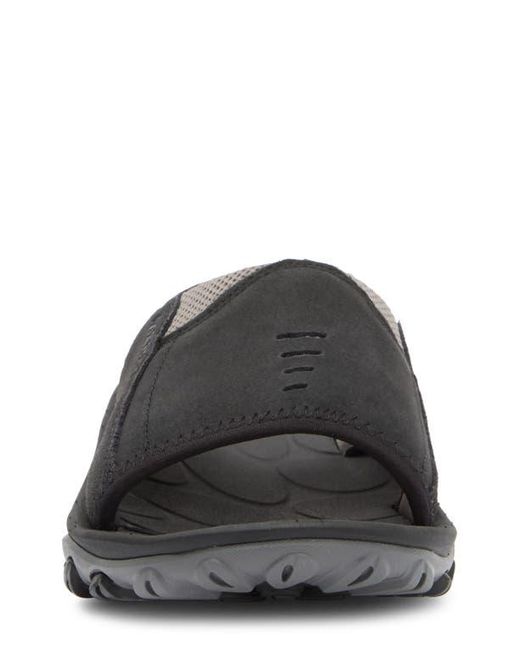 Merrell Black Huntington Waterproof Slide Sandal for men