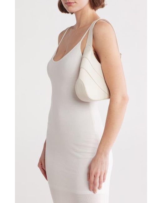 BCBGMAXAZRIA Natural Layered Asymmetric Shoulder Bag