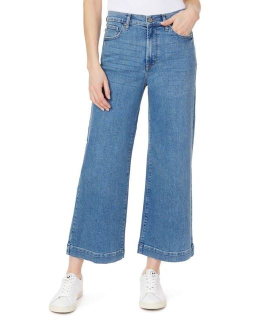 Kensie Blue The Crop Wide Leg Jeans