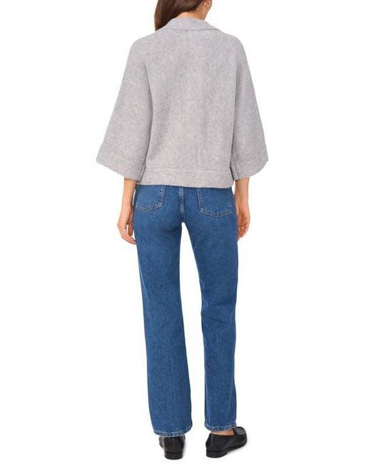 Halogen® Gray Wide Sleeve Top