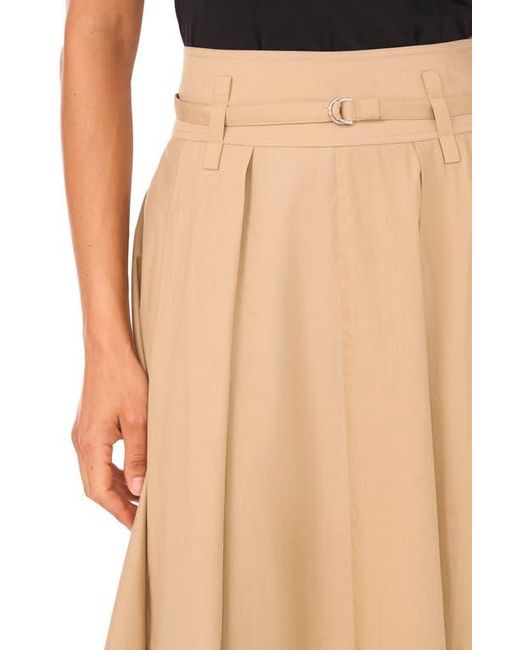 Ted Baker Natural Pleated Belt A-Line Skirt