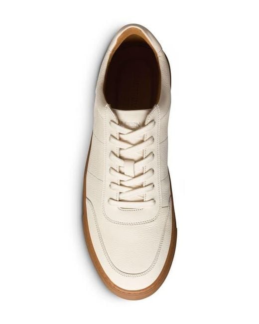 Allen Edmonds White Leather Men’s Low-Top Sneakers with Tan Lining Amazon.com | Allen Edmonds Men main image 4