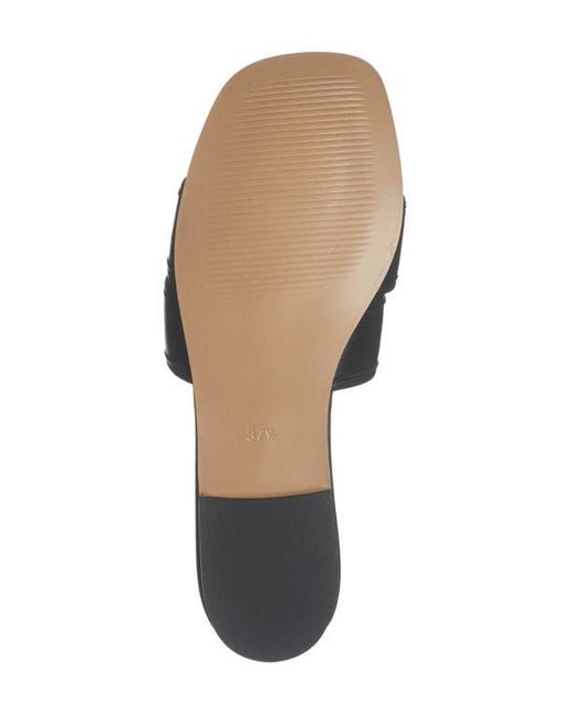 Bruno Magli Gray Nala Woven Slide Sandal