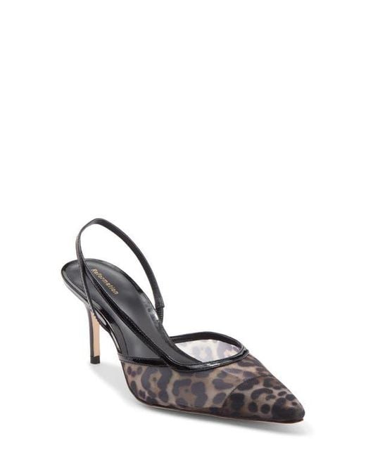 Reformation Women's Metallic Whitnee Slingback Pump