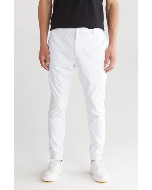 DKNY White Fred Tech Pants for men
