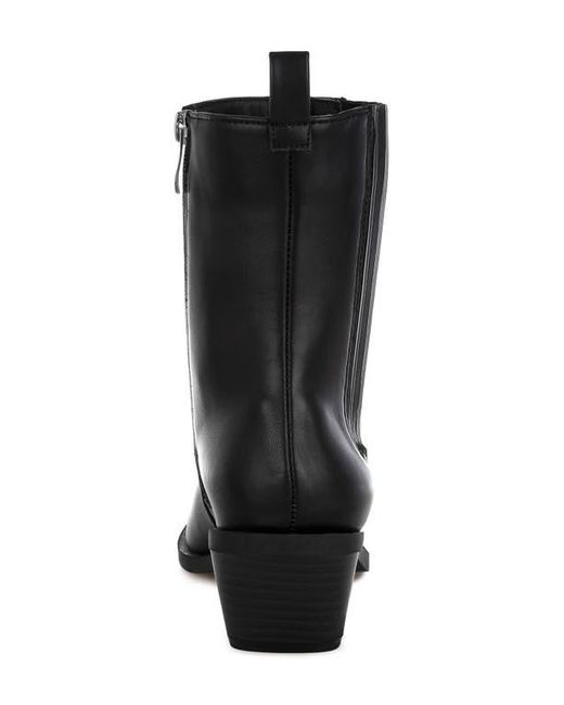 LONDON RAG Black Jeffers Western Bootie