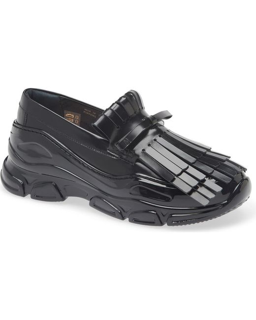 Simone Rocha Gray Kiltie Tracker Loafer