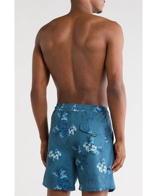 Reef Blue Jagger Swim Trunks for men