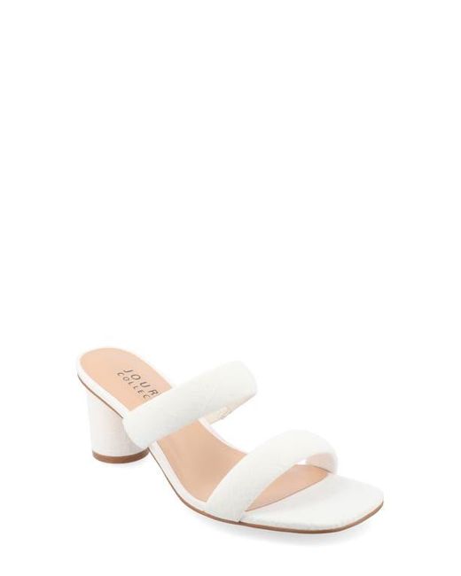 Journee Collection Natural Aniko Double Strap Sandal
