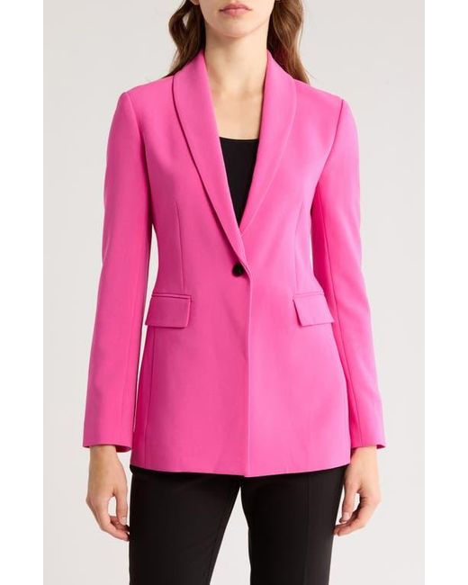 Theory Pink Shawl Collar Power Blazer Jacket