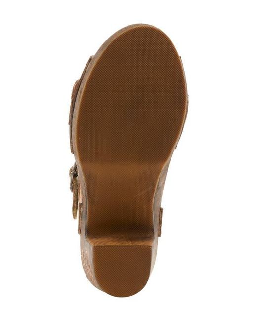Spring Step Metallic Upperbuck Sandal